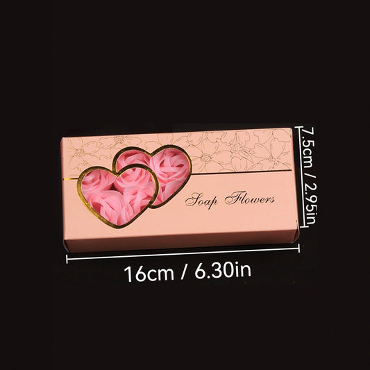 Double Heart Rose Soap Flower